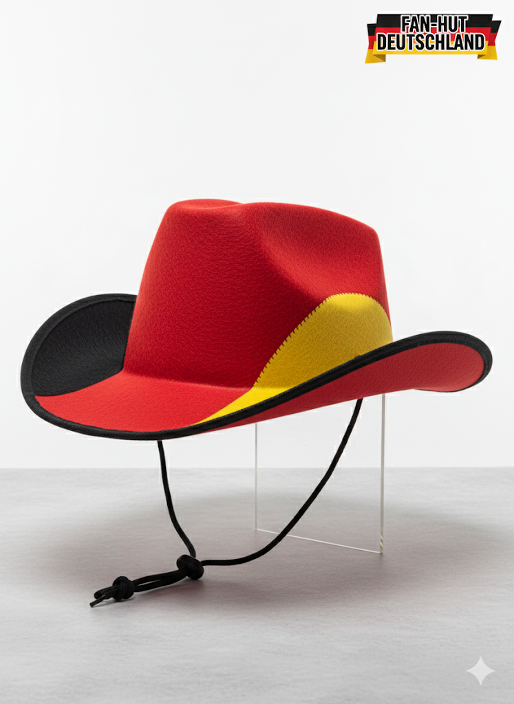 WH Party Items, Deutschlandfarben Cowboyhut